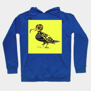 gold seagull mayan pattern ecopop Hoodie